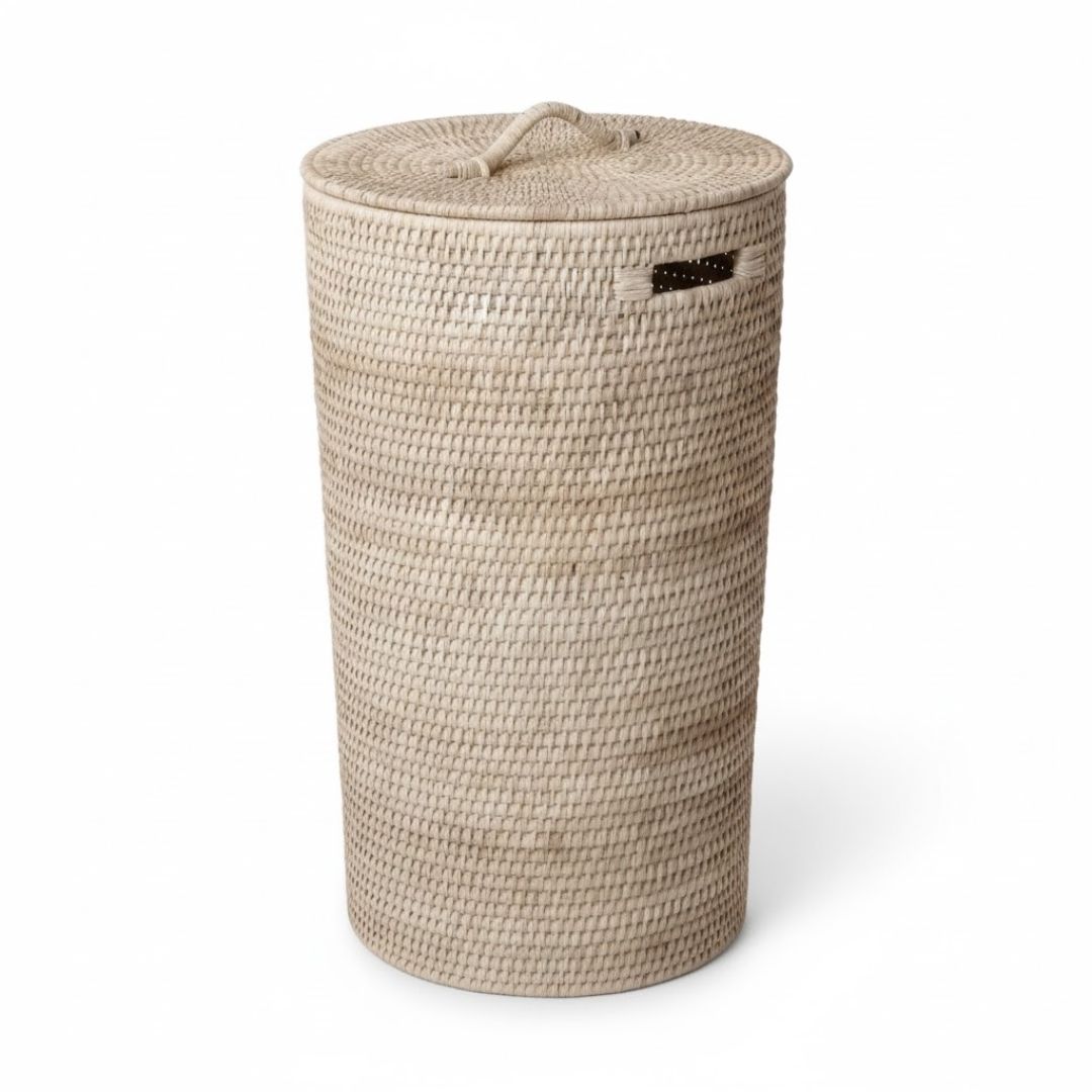 Cane Laundry Basket for Eco-Friendly Storage